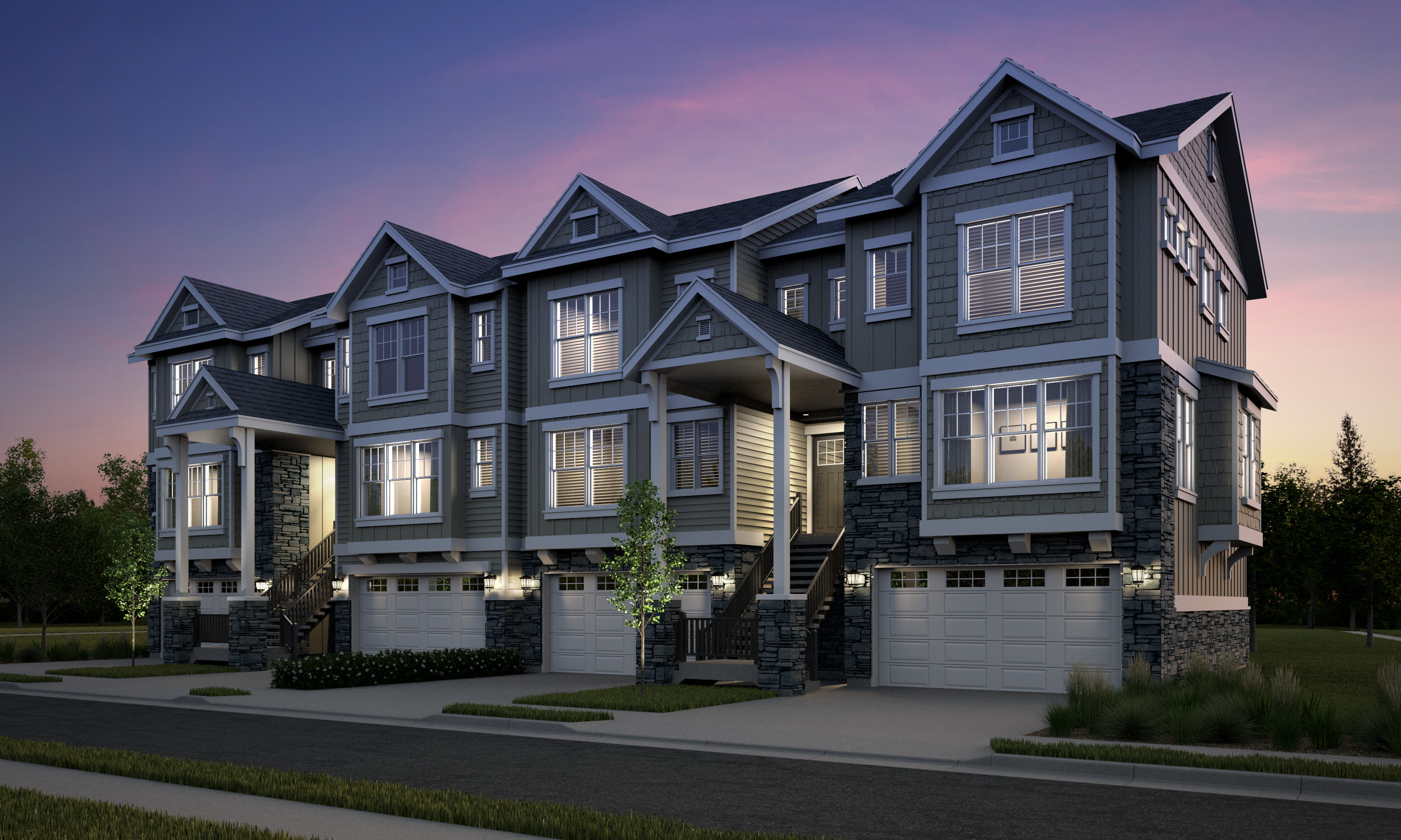 Draper Creekside Townhomes Renderings and Photos